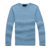 Versand neue, qualitativ hochwertige Meile wile Polo-Marke für Männer Twist Pullover stricken Baumwolle Pullover Jumper Pullover hoch qualityO2V7
