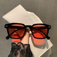 Солнцезащитные очки квадрат Big Rame Women 2022 Модная роскошная ретро -ретро Негабаритное классическое хип -хоп солнце