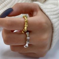 Cluster Rings Nothings Creative Personality Bamboo Open Ring...