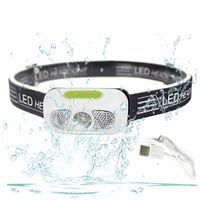 Torch Waterproof Motion Body With Headlamp IPX6 10W Mini USB Rechargeable Outdoor LED Head Lamp Camping Sensor Headlight Nmcie