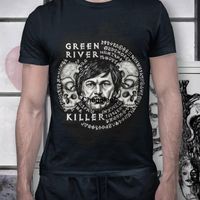 Erkek Tişörtleri Seri Katil Gary Ridgway Unisex Pamuklu Gömlekler