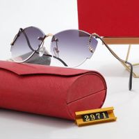 Новые Vipe Sunglasses Женщины -дизайнерские дизайнерские кошачьи глаза Metal Glasses Fashion Wear с пляжем на открытом воздухе UV -защита