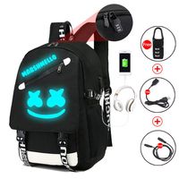SCURNBAG Electric Marshmallow Student DJ Backpack Zackpack Cross-Border Dedicated261W
