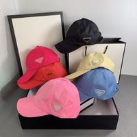Designer berretti da baseball i luxurys berretto da baseball a colore solido lettere cappelli per lingua laterale logo temperamento sport centinaia