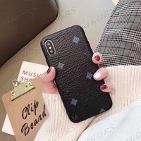 GE Fashion Phone Case for iPhone 12 mini 12pro 11 11pro X Xs Max Xr 8 7 6 6s Plus Leather Cover for Samsung S20 S10 S9 S8 Note 20 229v
