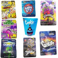 2022 3.5 Borsa Mylar Edibles Package Backpack Boyz Bubble Gum Donmerfos Zio Snoop Cookie Mac 1 Personalizzato Gummy Diecut Packaging
