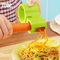 Manuell Gemüse -Reifen -Spiralisator -Kürbis -Karotten Mandolin Multi -Gemüse Salat Spinner Shredder Kohlküche Gadgets