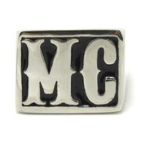 5pcs Size 7-15 New Design MC Biker Ring 316L Stainless Steel Fashion Jewelry Cool Motorcycles Style Ring209P