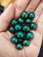 다른 10pcs 밝은 녹색 느슨한 에디슨의 진주 9-13mm 등급 Freshwater Round Beads for Diy Jewelry Pearl Pl19 다른 기타 기타 기타