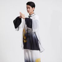 Roupas étnicas Tai chi uniforme de desempenho esportivo de desempenho martail roupas de arte wushu traje de guerreiro chinês