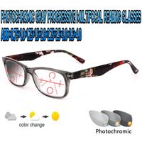 Güneş gözlüğü pochromic gri ilerici multifokal okuma gözlükleri erkekler woem ultralight +1.0 +1.5 +1 +3.5 +4