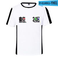 Camisetas para hombres Tokio Twenty Fourth Ward 3d impresión Camiseta Fashion Fashion Round Camiseta de manga corta Anime Streetwear más Sizemen's