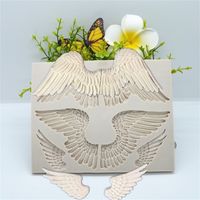 Ангельские крылья смола плесень силиконовые выпечки кухни DIY шоколадные кондитерские изделия для плесени десерт