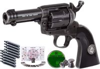 Umarx Legends Ace-in-the-Hole CO2 Pellet Tableaux Revolver Kit Weathered Kit Plaque murale pistolettal de l'air