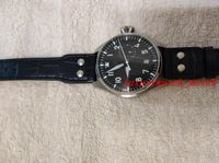 럭셔리 고품질 시계 공장 제조 패션 시계 망 시계 큰 파일럿 블랙 다이얼 자동 남자 시계 46mm