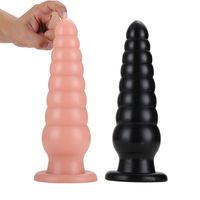 2021 Nouvelle file anale Pull Perle Dildo Toys sexy pour femmes / hommes Masturateurs Big Butt Spiral Dilator Vaginal Femme