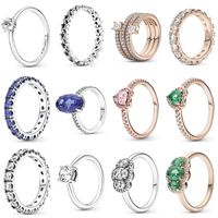 100% 925 sterling sterling anello inverno nuovo stile serie collezione love stella anelli adatti donne europee donne di lusso gioielli di moda originale regalo 190050C01 180057C01 190056C01