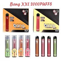 2022 bang xxl e Cigarettes Disposables vape Pen 2000 Puffs 6 ml Pods d'huile pré-rempli 800mAh Batterie Vaporisateur portable