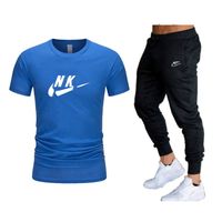 2022 Brand Designer Two Piece Pants Set Male Mens Tracksuits Plus Size M-2XL Jogging Suits Sportswear Clothes Letter T-shirt Pants Casual Sweatsuits 14colors 3400-C6