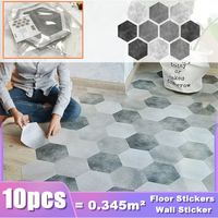10pcs Bathroom Floor Stickers Peel Stick Self Adhesive Water...