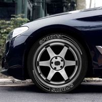 Letter Decals For Car 8 Pcs Car Wheel Lettering Decals Perso...