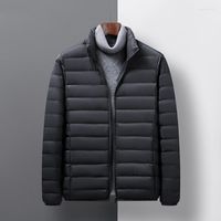 Erkekler Down Parkas Hafif suya dayanıklı paketlenebilir kabarık ceket 2022 Erkekler Düzenli Uyum Moda Sıcak Sonbahar Kış Paltoları Guin22