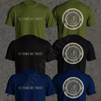 T-shirt maschile Navy Seal Tribe Squadron Red Devgru Team 6 Arrow Spear T-shirt. Maglietta da uomo a manica corta cotone estate