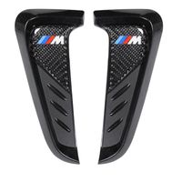 2pcs M Logo Insignias de automóvil Marcador lateral Atlis accesorios de decoración de estilo Auto para BMW 1 3 5 G01 F20 G30 F30 F31 E36 E39 E87 254R