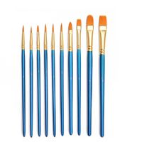 12 Pack Paint Brushes Pallete Set Bulk,120pcs Round Pointed Tip Paint Brushes Nylon Hair Acrylic Paintbrush with 12pcs Round Paint Tray Pallet for