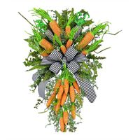 Decorative Flowers & Wreaths 20" Christmas Wreath 24 Inch Winter For Front Door Springtime 48 Storage Pantry Decorations Wall SmallDeco