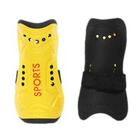 Elbow & Knee Pads Football Shin Guard Soccer Leggings Straps With Ankle Protection Exceptional For 3-15 Years Old Boys Girls Toddler Kid