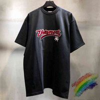 Red Embroidery Vetements T-shirt Men Women 1:1 Best-quality Oversized t Shirt Fashion Casual Black Vtm Tee G1230