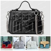 Marmont Bag Top Griff Designer Umhängetaschen Handtaschen Handtasche Frauen Mode Luxus Leder Klassiker Tasche