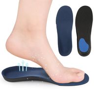 卸売EVAフラットフット高身筋膜炎フィートインソール通気性衝撃吸収靴パッドアーチは、装具インソールをサポートします