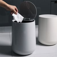 Trash Cans For The Kitchen Bathroom Wc Garbage Classification Rubbish Bin Dustbin Bucket Press-Type Waste Bin Garbage Bucket 220408