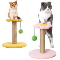 Albero di gatto sisal con un giocattolo graffiante per graffio per graffi di graffi con gatti a sfera graffiati divano di divano della torre 220623