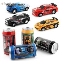 Creative Cola Can Mini Car RC Cars Collection Radiogesteuerte Autos Maschinen auf der Fernbedienung Spielzeug für Jungen Kinder Geschenk B0315
