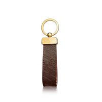 Luxury DesignerKeychain Key Chain Buckle lovers Car Keychain Handmade Leather Keychains Men Women Bag Pendant Accessories 4 Color 218M
