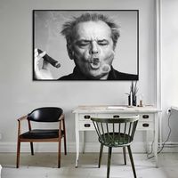 POOCH DOG CIGAR BIG MAFIA ART PAINTING PRINT ON CANVAS CHOOSE SIZE Australia 
