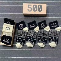 Jack Face Fashion Harajuku Street Hip Hop Socks Unisex Funny Men Socks Happy Skateboard Flame Women Socks One Size for 35-45 without Box