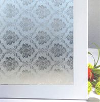 Yajing Fenster Datenschutzfilme gefrostete Glasfilme nicht kleber statischer Fensteraufkleber undurchsichtig Vinyl UV Blockierende Dekoration für Zuhause