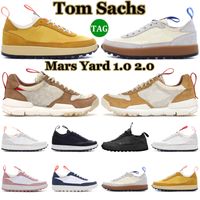 Tom Sachs Craft General Purpose Mars Yard 1.0 2.0 Shoe Мужская женская обувь Dark Sulphur Light Cream Черные мужские кроссовки Уличные повседневные кроссовки