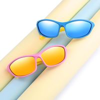Sunglasses Polaroid Kids Unisex Square Sports Sun Glasses Boy Girl Windproof Sunglases Polarized For Children UV400