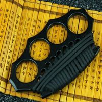 New Rope Knit Brass Knuckles Holy Spiritus Mundus يدعى Iron Dusters Fist W2762