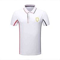 The Latest Red F1Polo Shirt Formula One Quick-drying T-shirt Racing Suit Fan Sports Motorcycle Suit Customization Men's Summer Loose All Match Fashion Polos WA2O