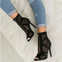 Fashion Sandals Ankle Boots for Women s High Heels Pumps Sex...