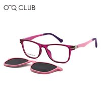 OQ Club Kids Sunglasses Polaris Magnetic Clidon Boys Garbles Guilles TR90 Myopie Prescription Contrôles confortables T3102 220620