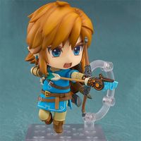 Anime figürleri Zelda Link #733 Sevimli Oyuncaklar Vahşi PVC heykelinin Nefesi Figma Modeli Zelda Koleksiyonu Brinquedo 10cm 220523