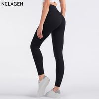 Leggings Woman Gym Outfit Sport Workout Running Two-sided High Waist Rise Yoga Pants Butt Lifting Squat Proof Tights