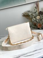 Spring Summer 2021 embossed puffy leather chain bag COUSSIN PM handbag fashion-forward shoulder bags cross-body with the strap top quality